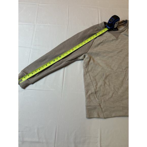 Nike Fleece Sweatshirt Crew Neck Men’s Size Large Front Pocket Pullover Gray - Picture 7 of 8